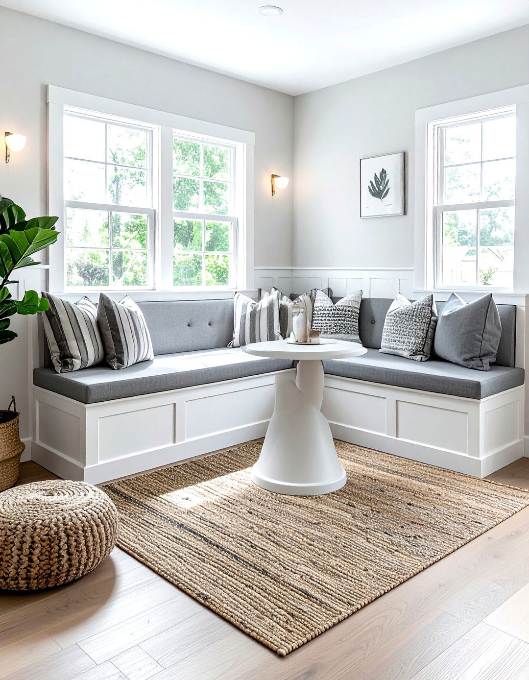 Built in banquette seating - 30 weekend dining room project ideas