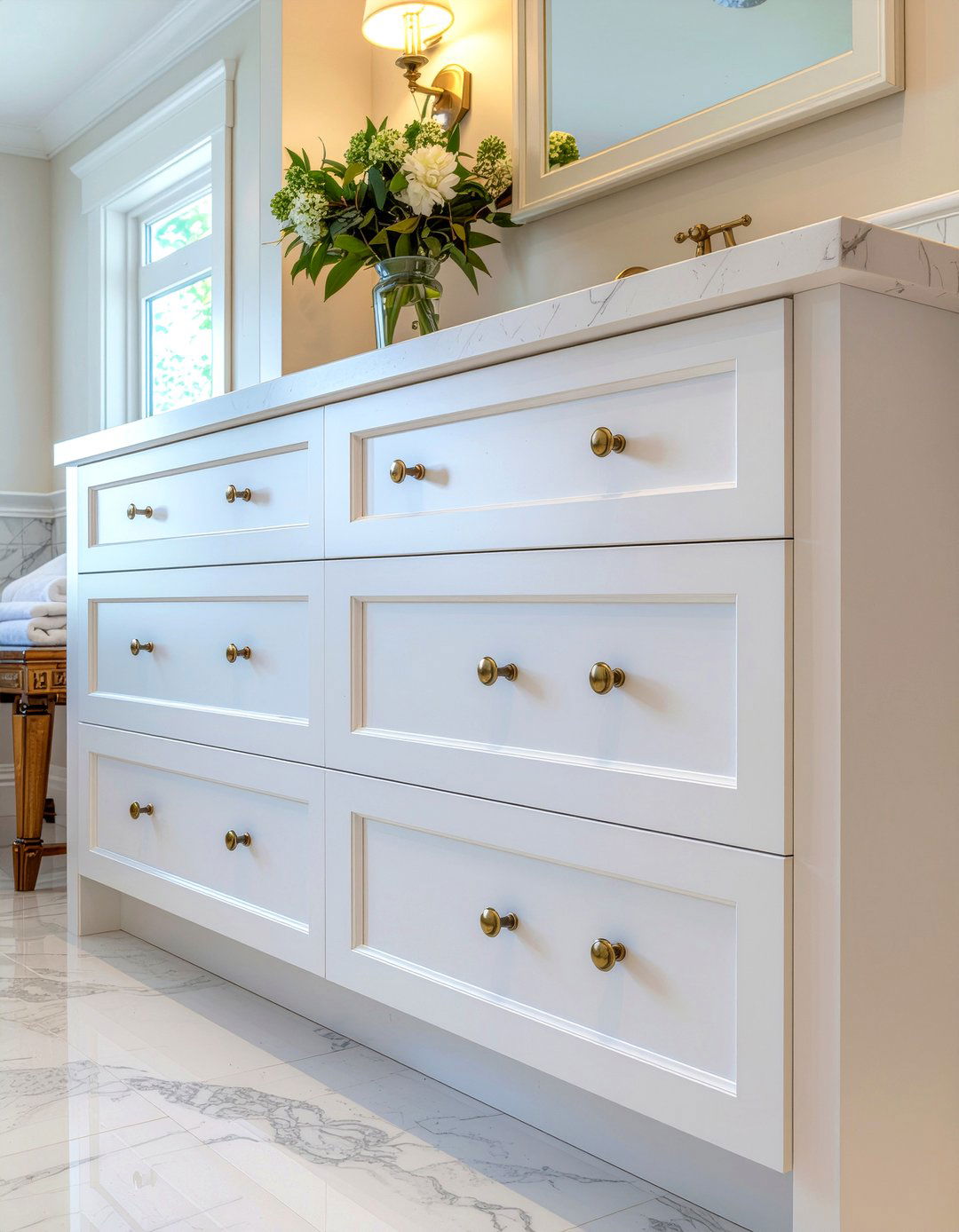 Built in bathroom cabinet - 30 bathroom proportion ideas