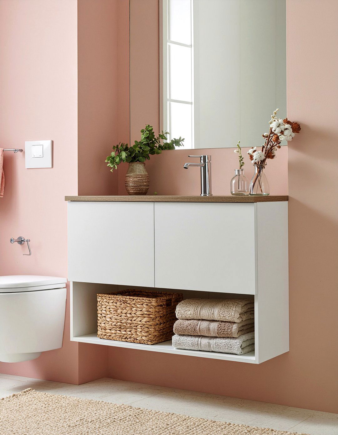 Built in bathroom cupboard - 30 small bathroom storage ideas