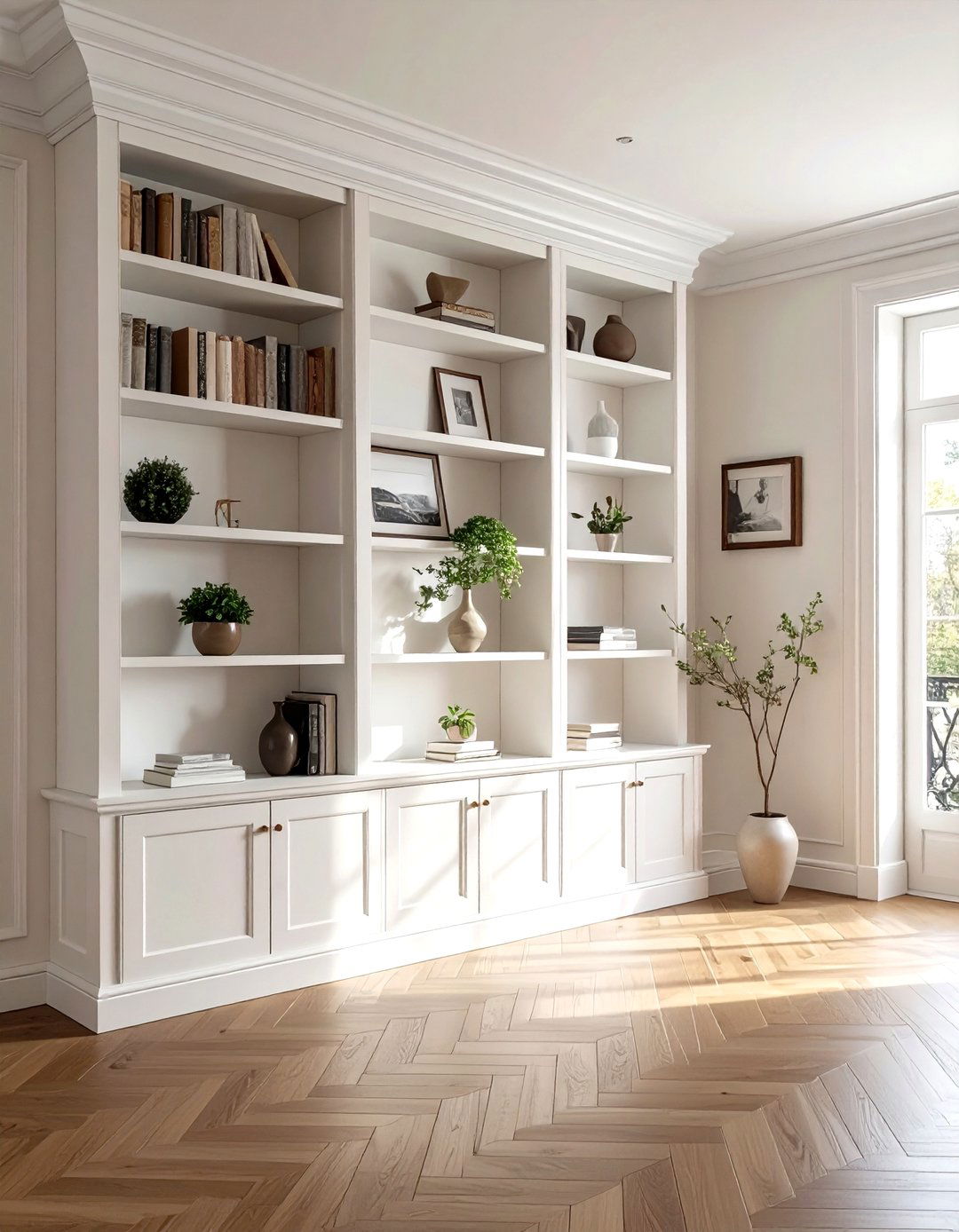 Built in bookshelf - 30 home office decor ideas
