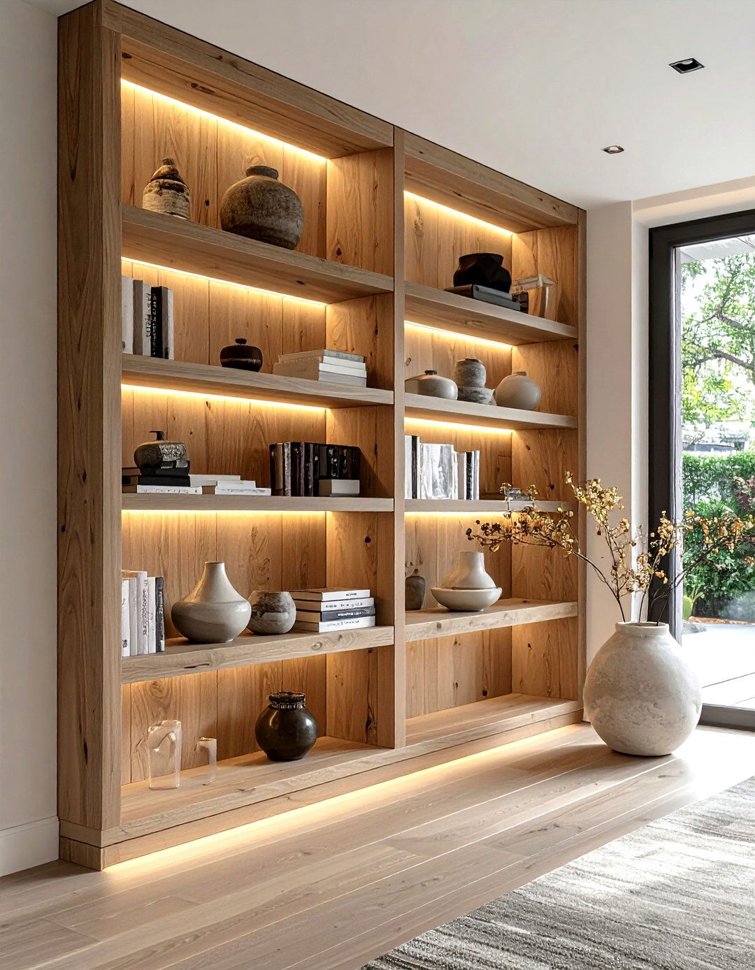 Built in bookshelf - 30 living room clever storage ideas