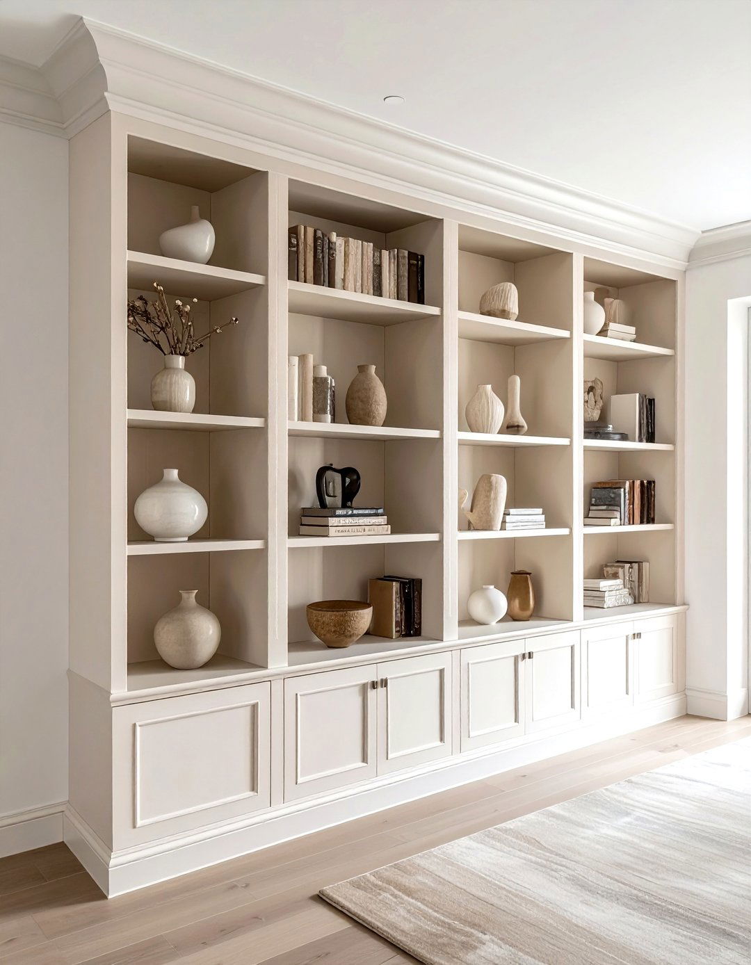 Built in bookshelf - 30 old money decor ideas