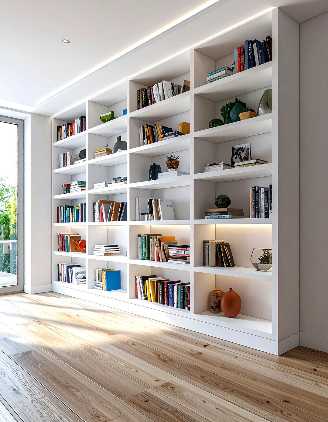 Built in bookshelf - 30 practical decor ideas