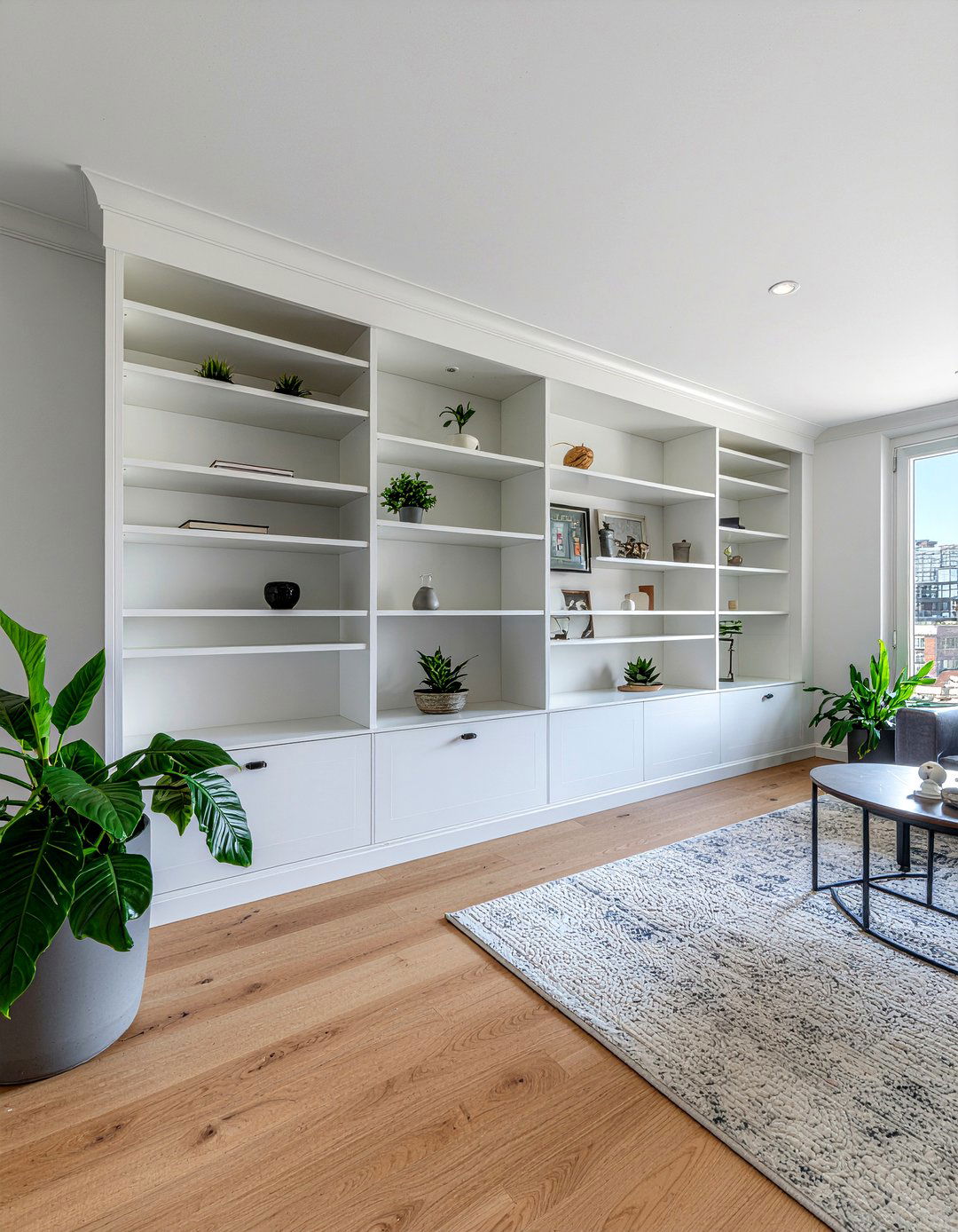 Built in bookshelf living room - 30 viral living room ideas