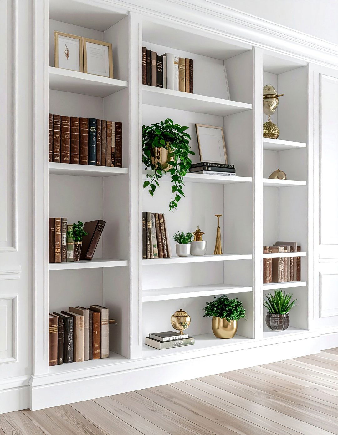 Built in bookshelf styling - 30 McGee and Co decor ideas