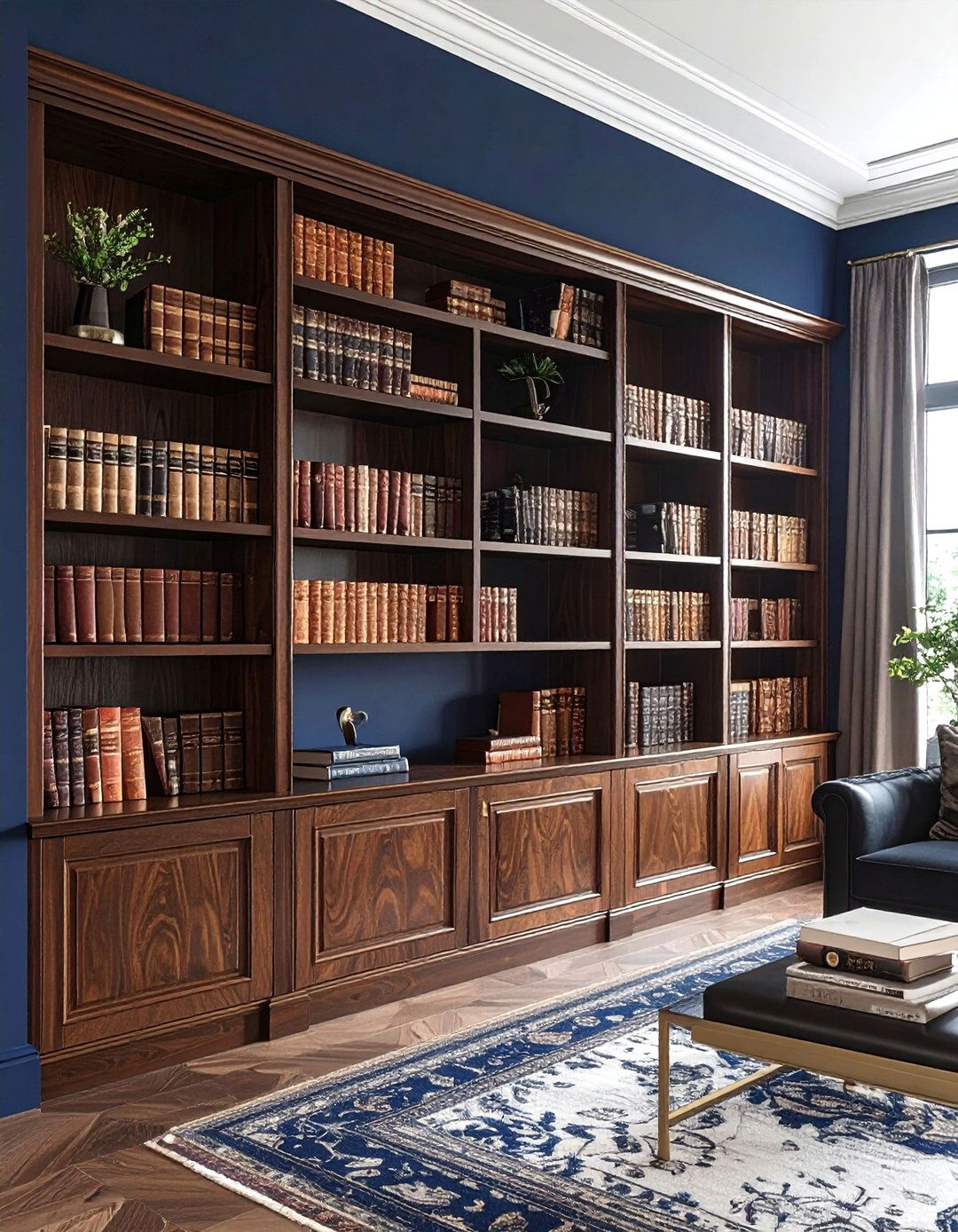 Built in bookshelves - 30 living room wall storage ideas