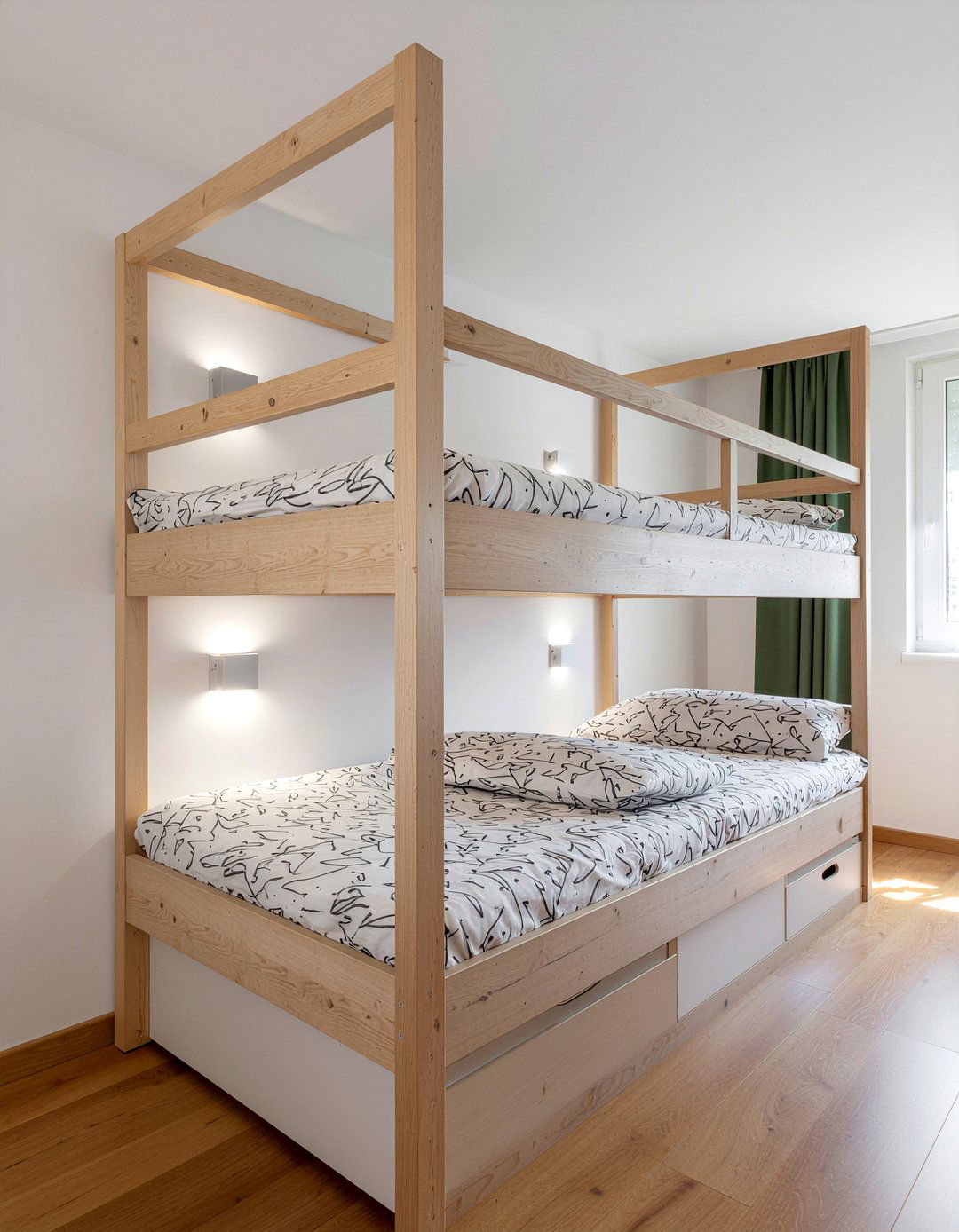 Built in bunk beds - 30 bedroom decoration ideas