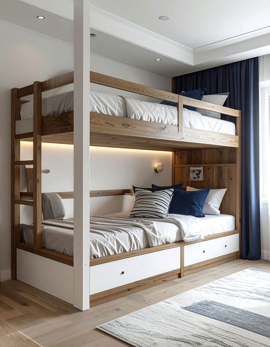 Built in bunk beds - 30 shared bedroom ideas