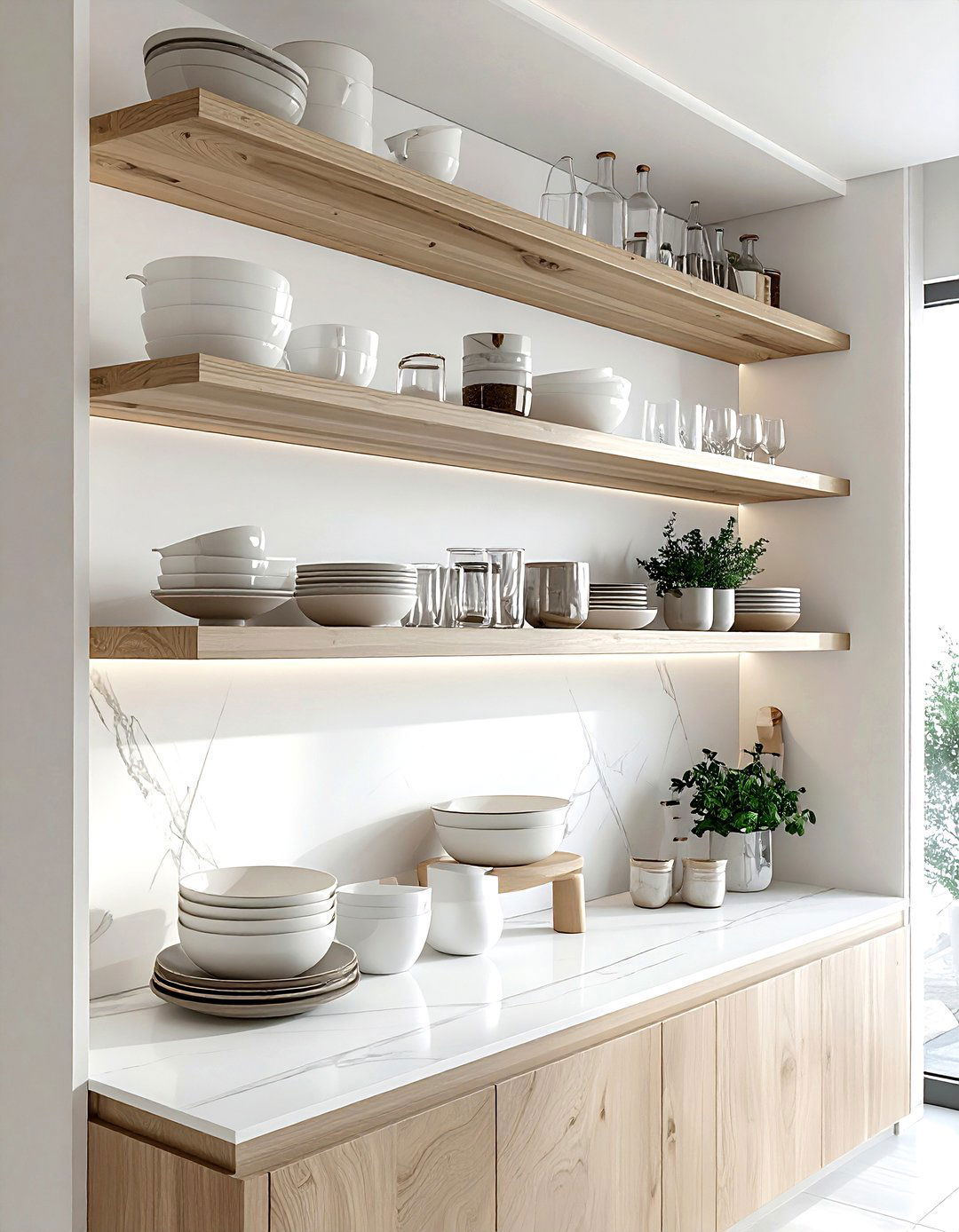 Built in dining shelf - 30 Finnish dining room ideas