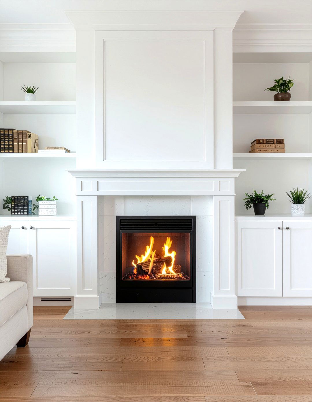 Built in electric fireplace cabinet - 30 electric fireplace ideas