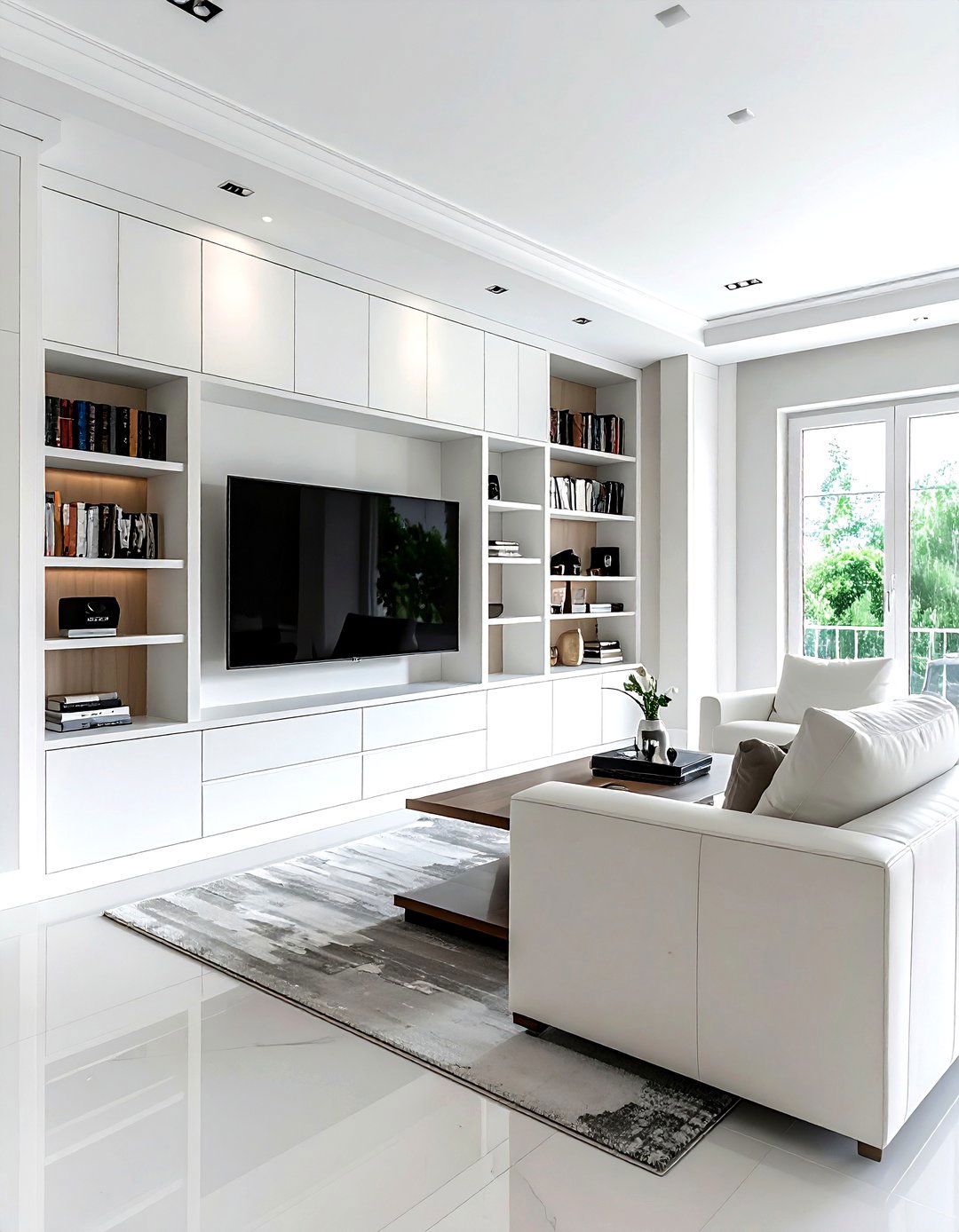 Built in entertainment center - 30 living room media cabinet ideas