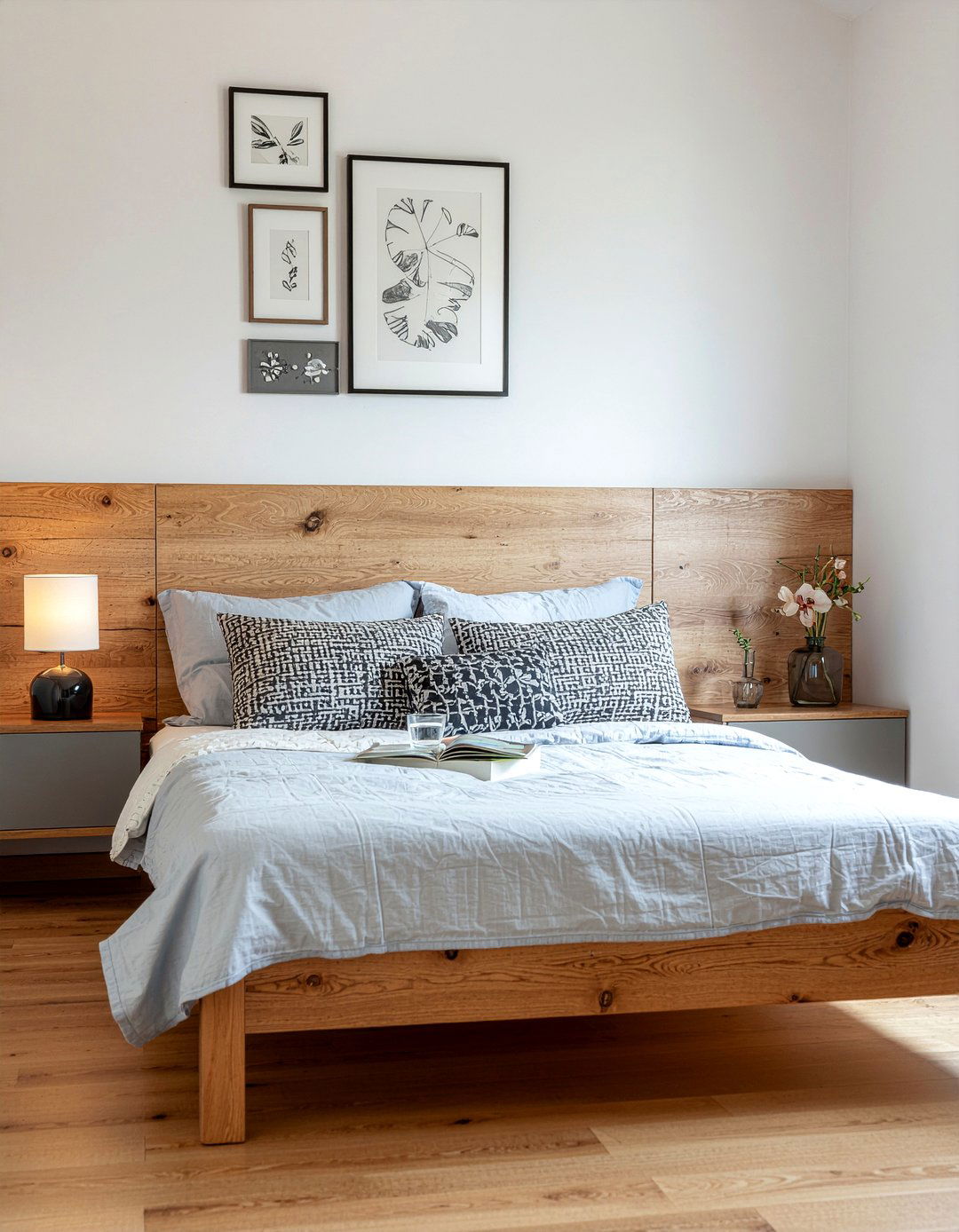 Built in headboard storage - 30 bedroom built-in ideas