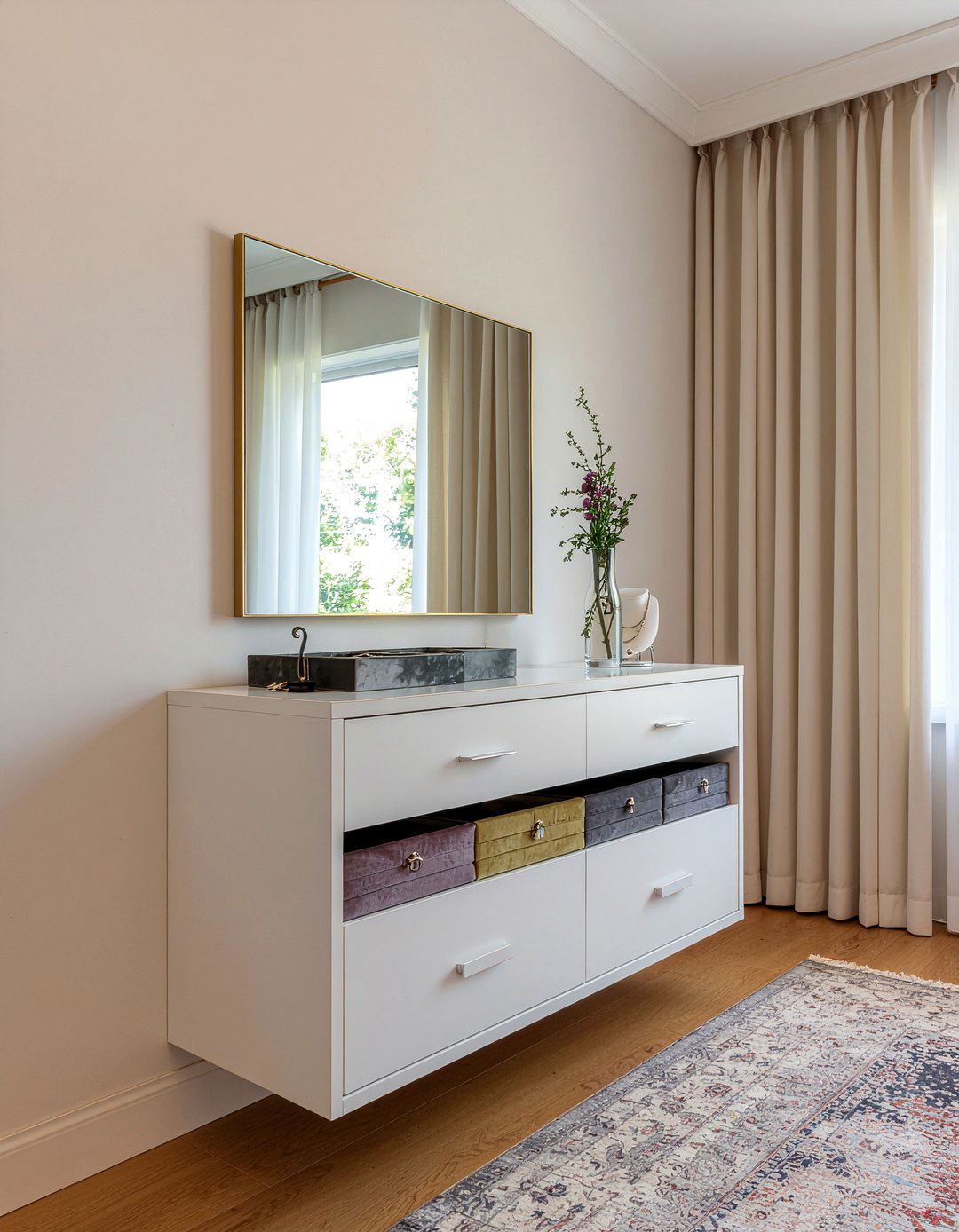 Built in jewelry cabinet - 30 bedroom built-in ideas