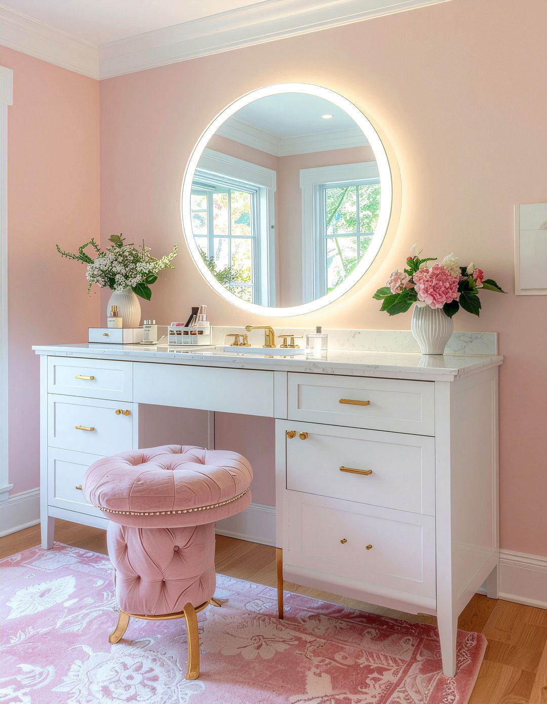 Built in makeup vanity - 30 bathroom built-in ideas