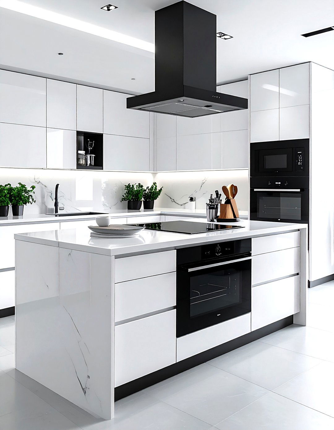 Built in microwave island - 30 kitchen island ideas