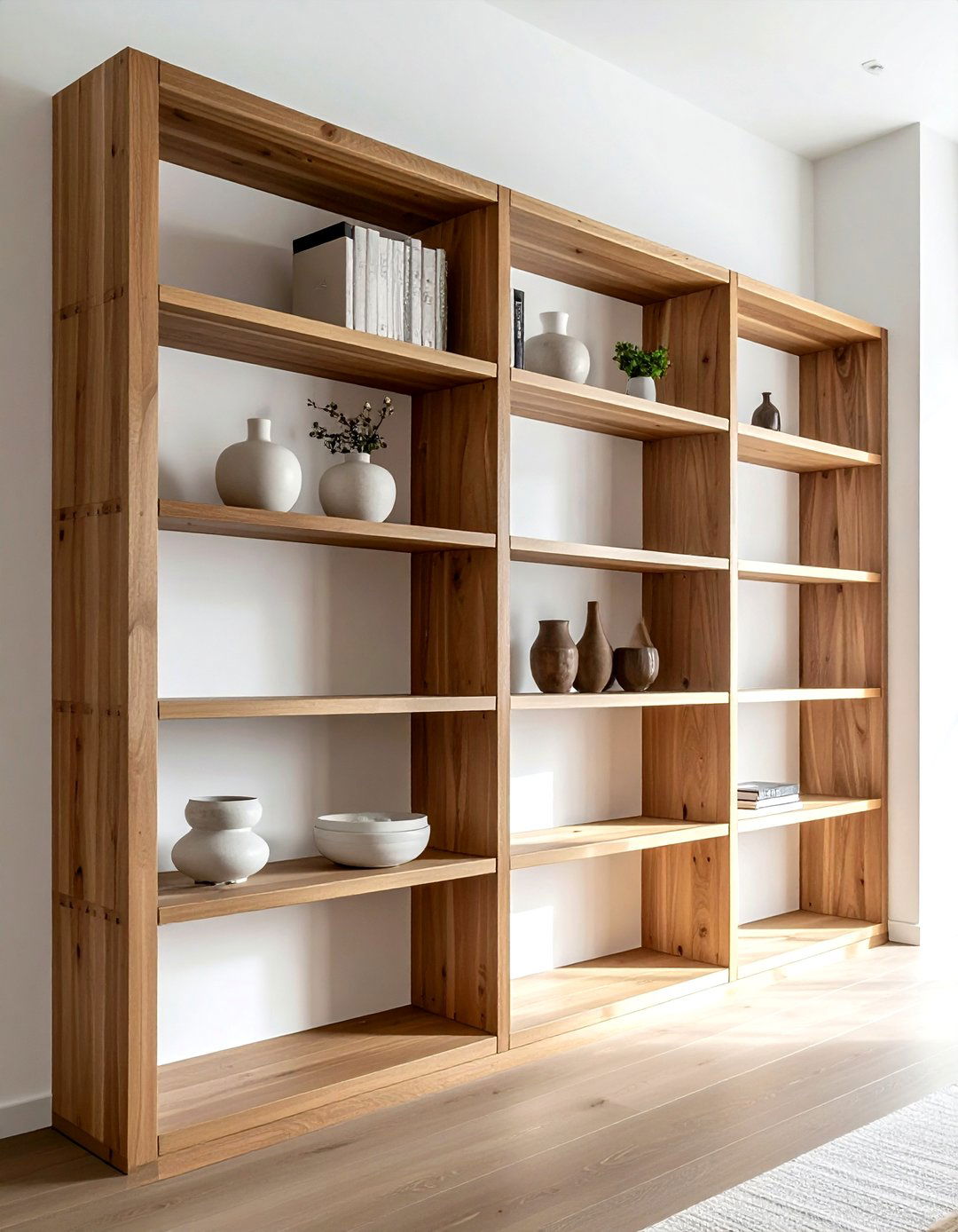 Built in shelving - 30 Japanese home decor ideas