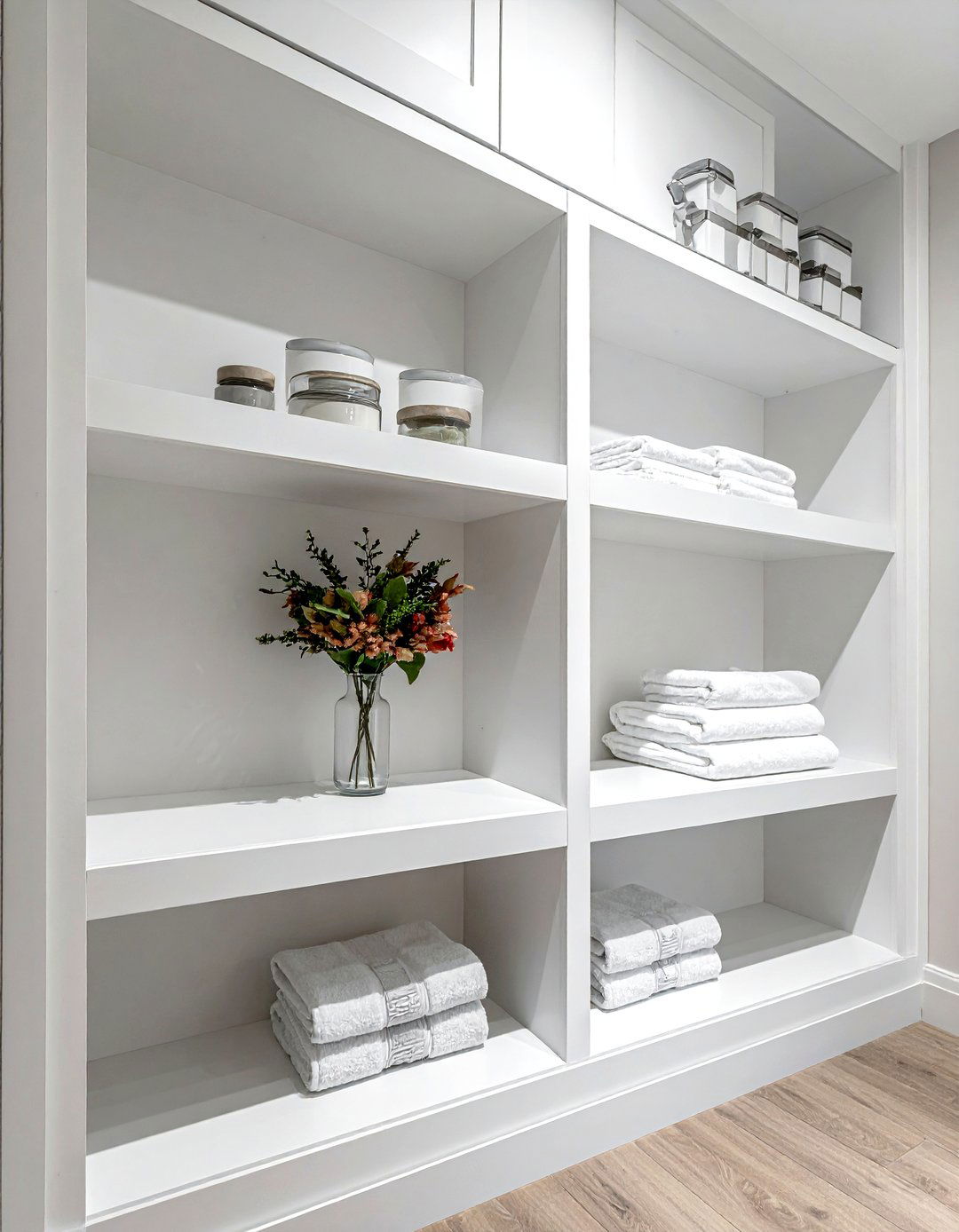 Built in shelving - 30 traditional bathroom ideas