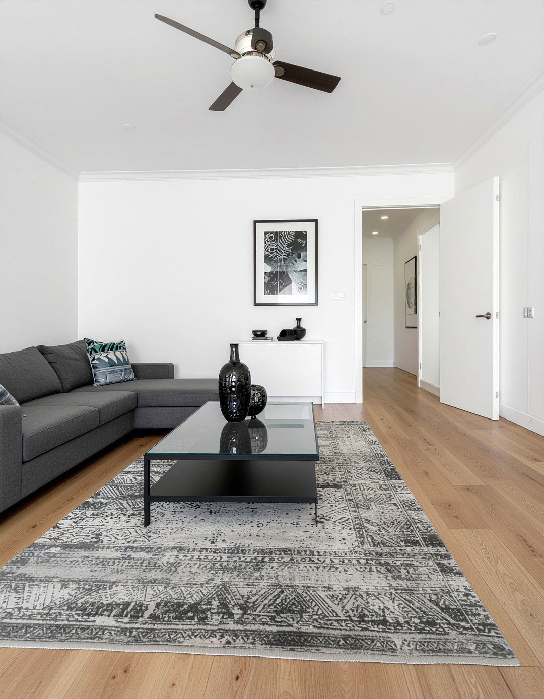 Built in storage - 30 minimalist living room ideas