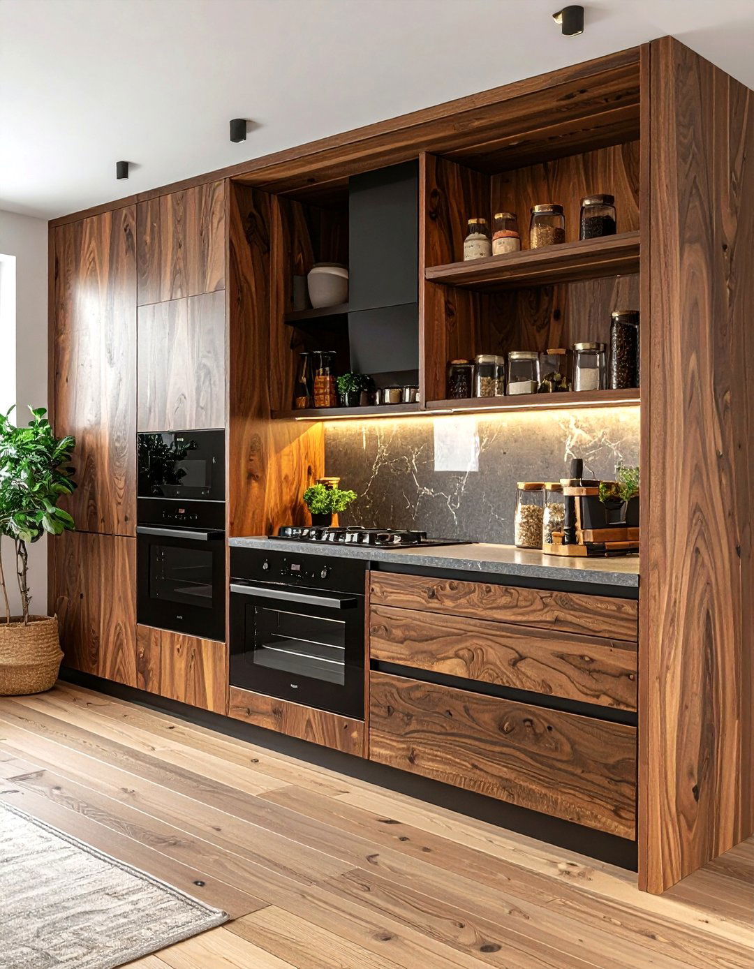 Built in wall oven pantry - 30 wall oven kitchen ideas