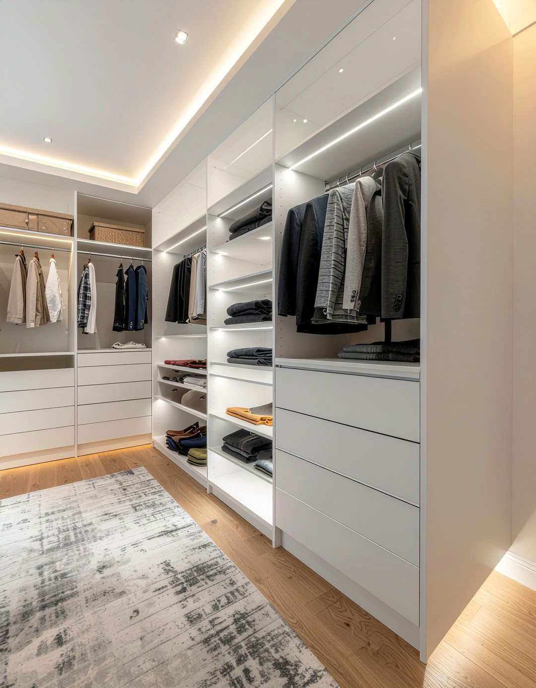 Built in wardrobe system - 30 bedroom storage tips