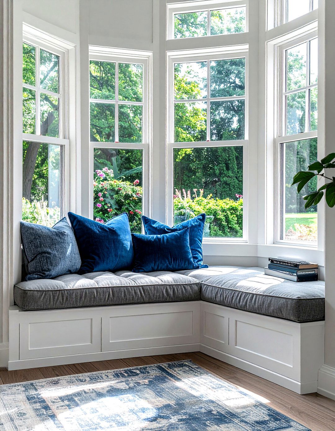 Built in window seat - 30 living room statement piece ideas