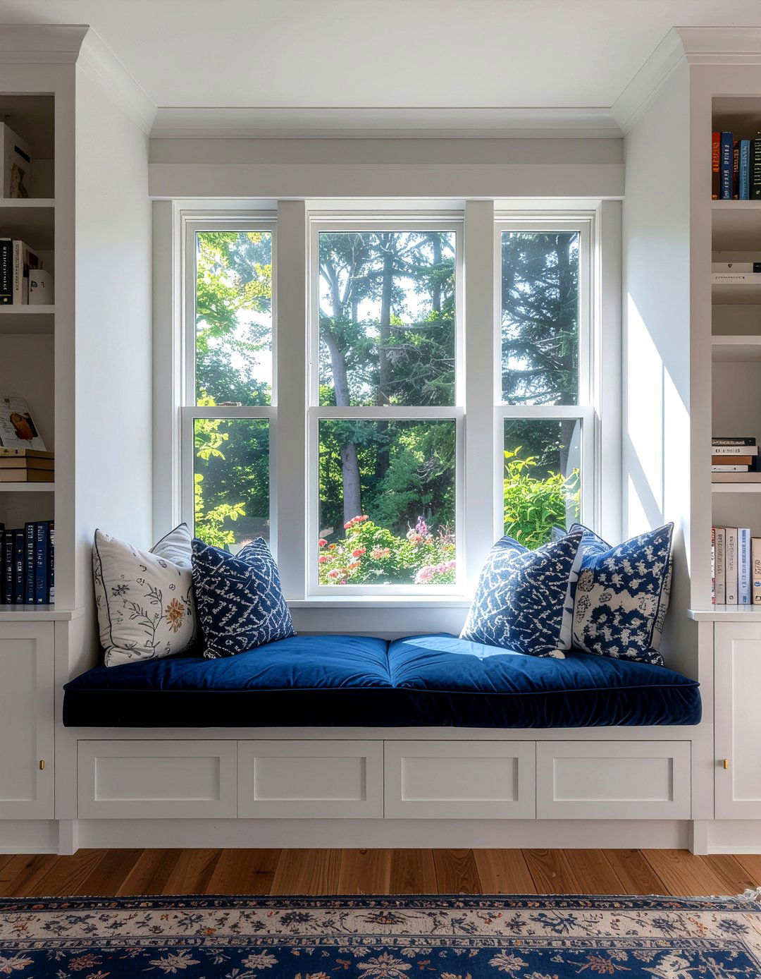Built in window seat - 30 oddly shaped bedroom ideas
