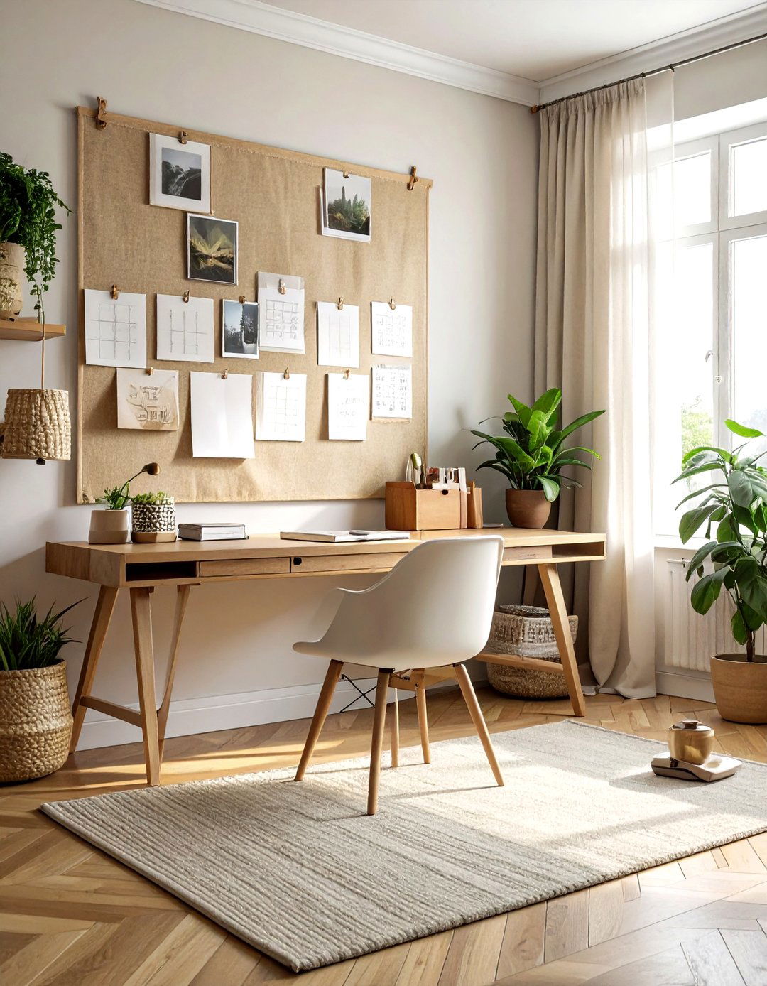 Bulletin board - 30 home office organization ideas