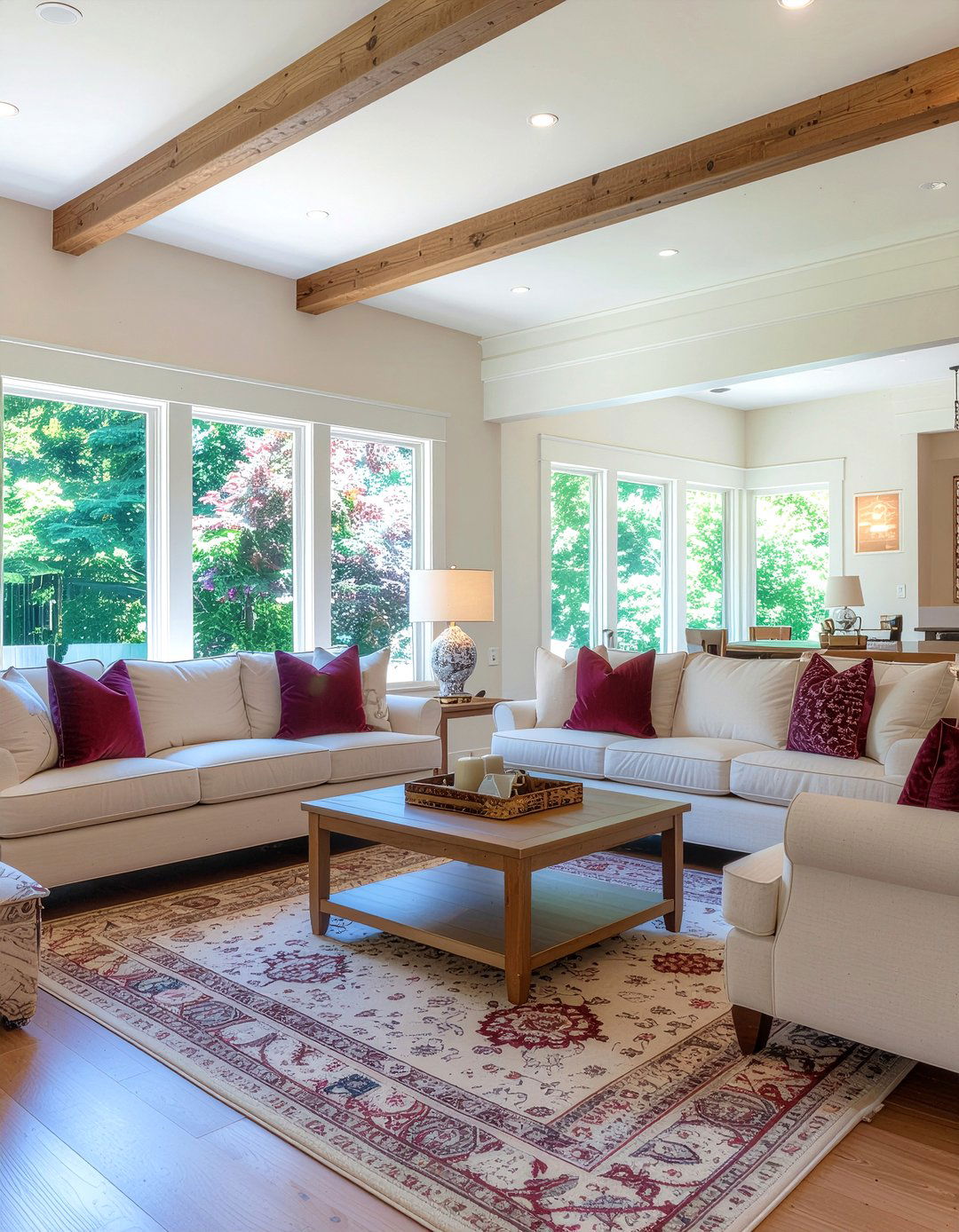 Burgundy And Cream Living Room - 30 burgundy living room ideas