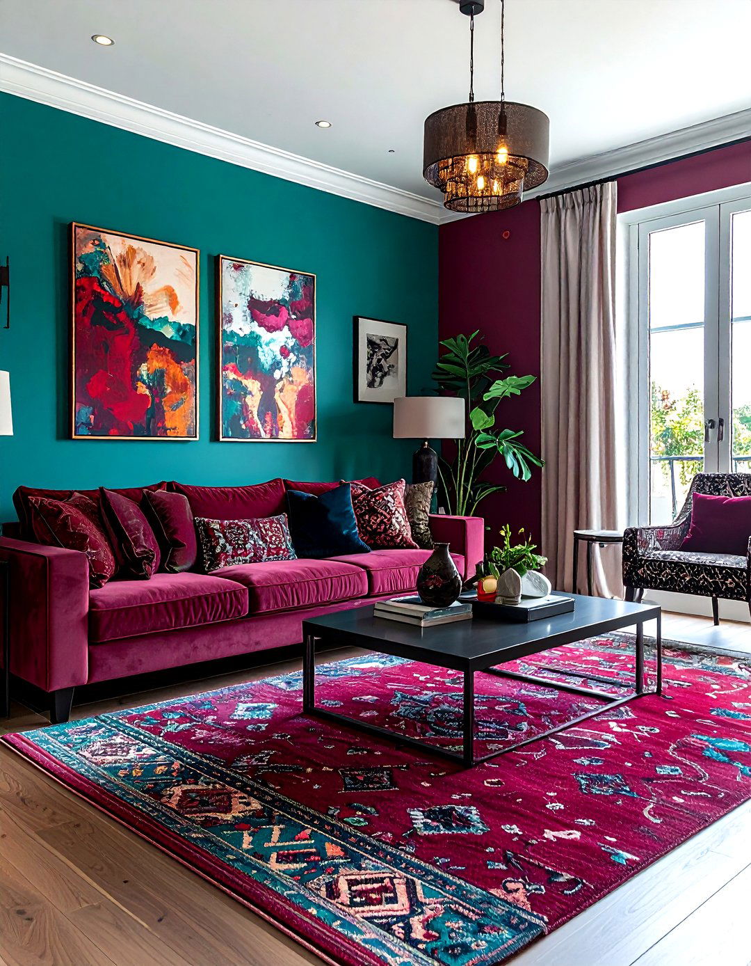 30 Best Burgundy Living Room Color Schemes for Your Remodel