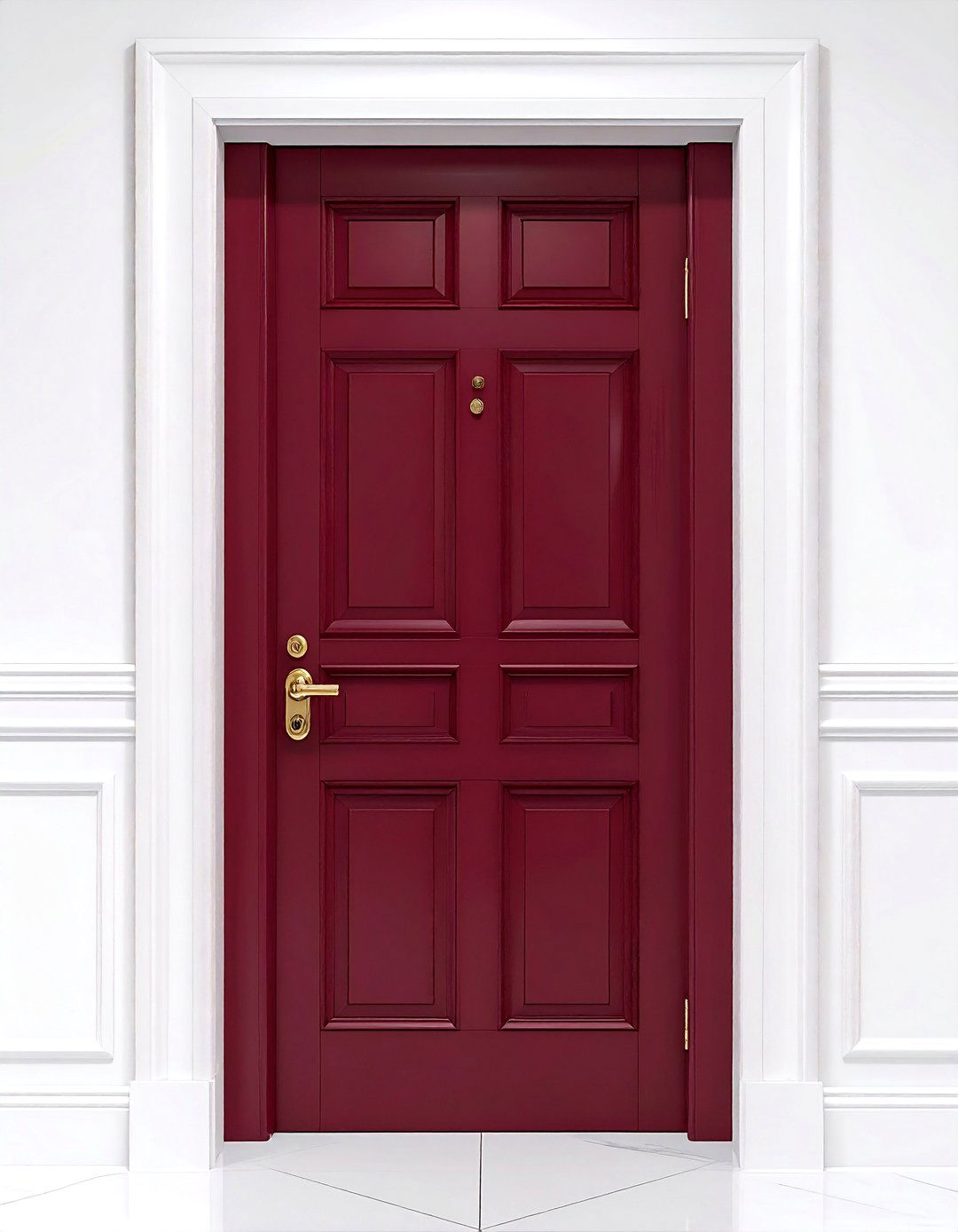 Burgundy bathroom door white walls - 30 burgundy and white bathroom ideas