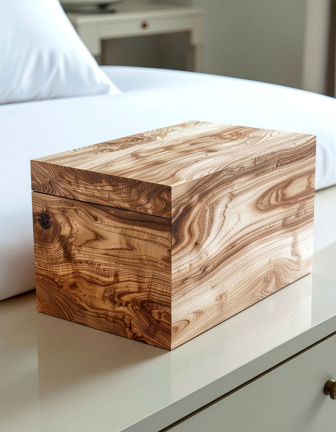 Burl Wood Box - 30 bedroom decorative boxes