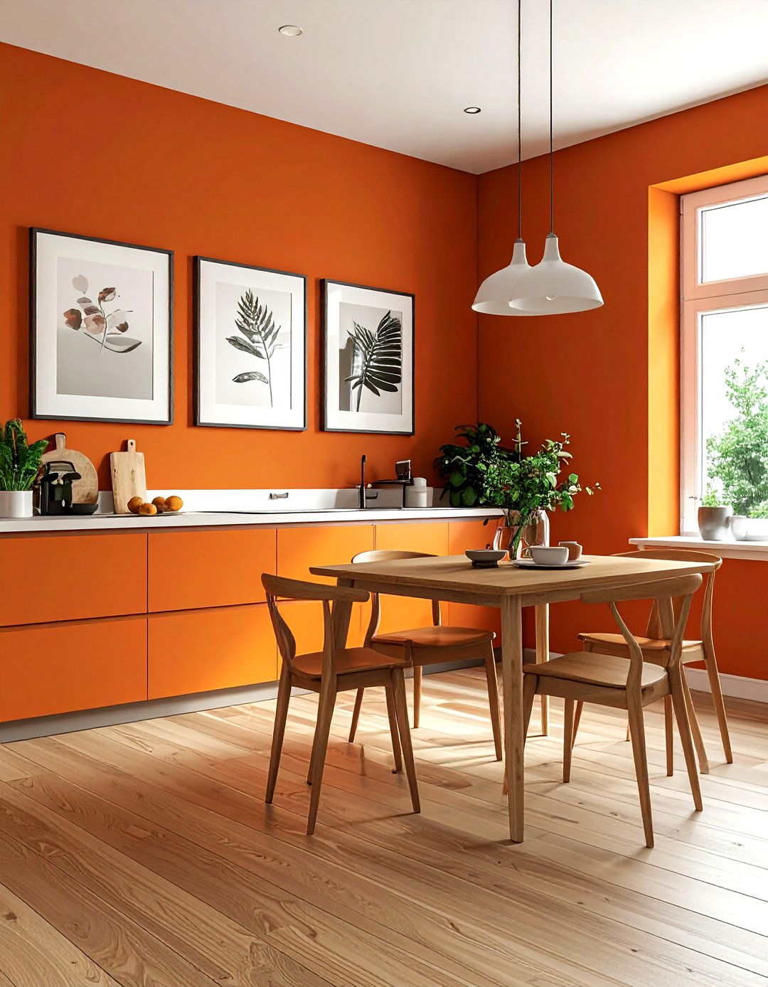 Burnt Orange Accent Wall - 30 burnt orange kitchen ideas