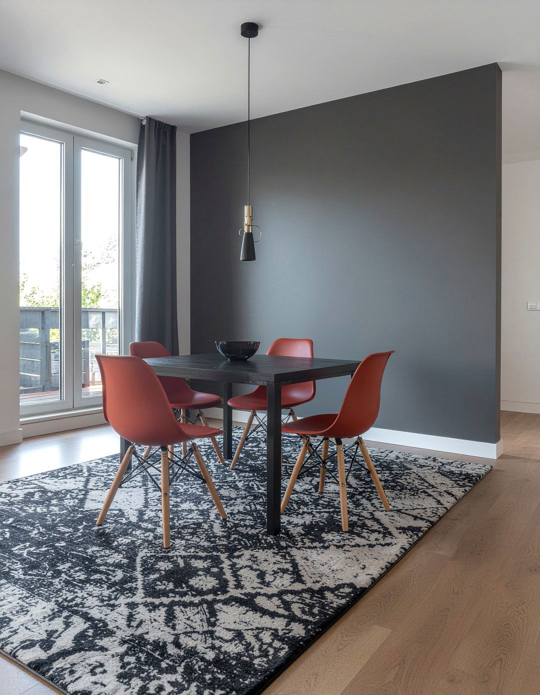 Burnt Orange And Black - 30 burnt orange dining room ideas