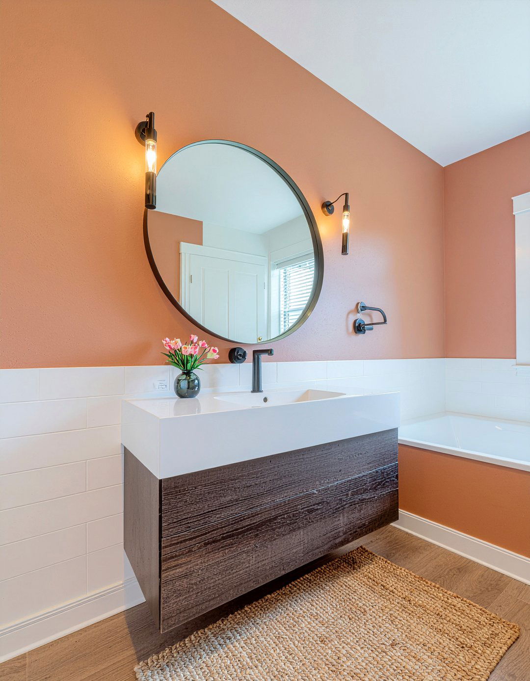 Burnt Orange Bathroom Wall - 30 rust bathroom ideas