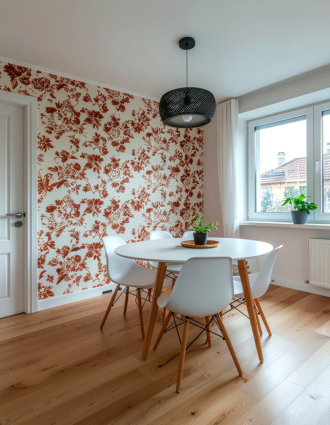 Burnt Orange Wallpaper - 30 burnt orange dining room ideas
