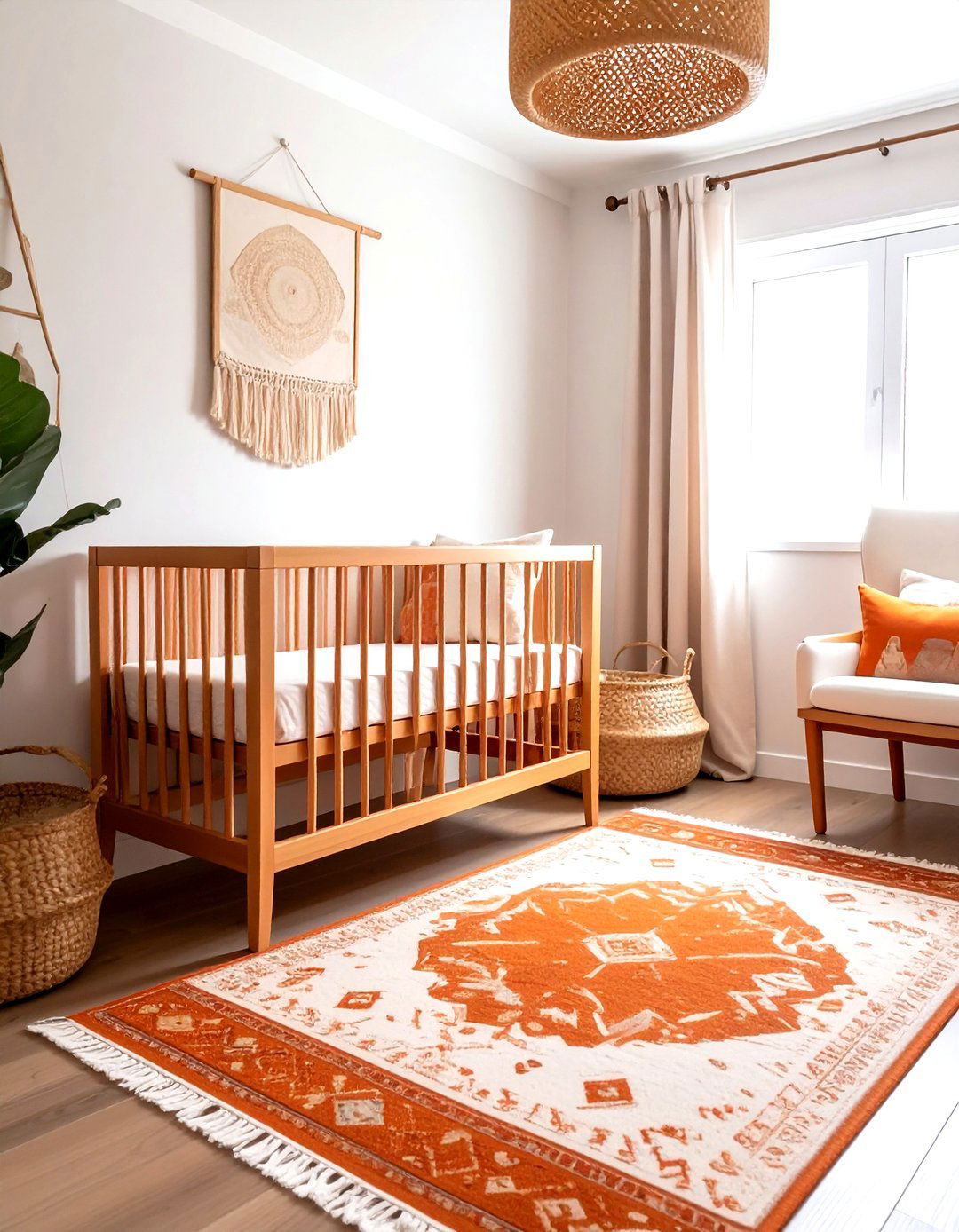 Burnt orange boho nursery - 30 burnt orange decor ideas