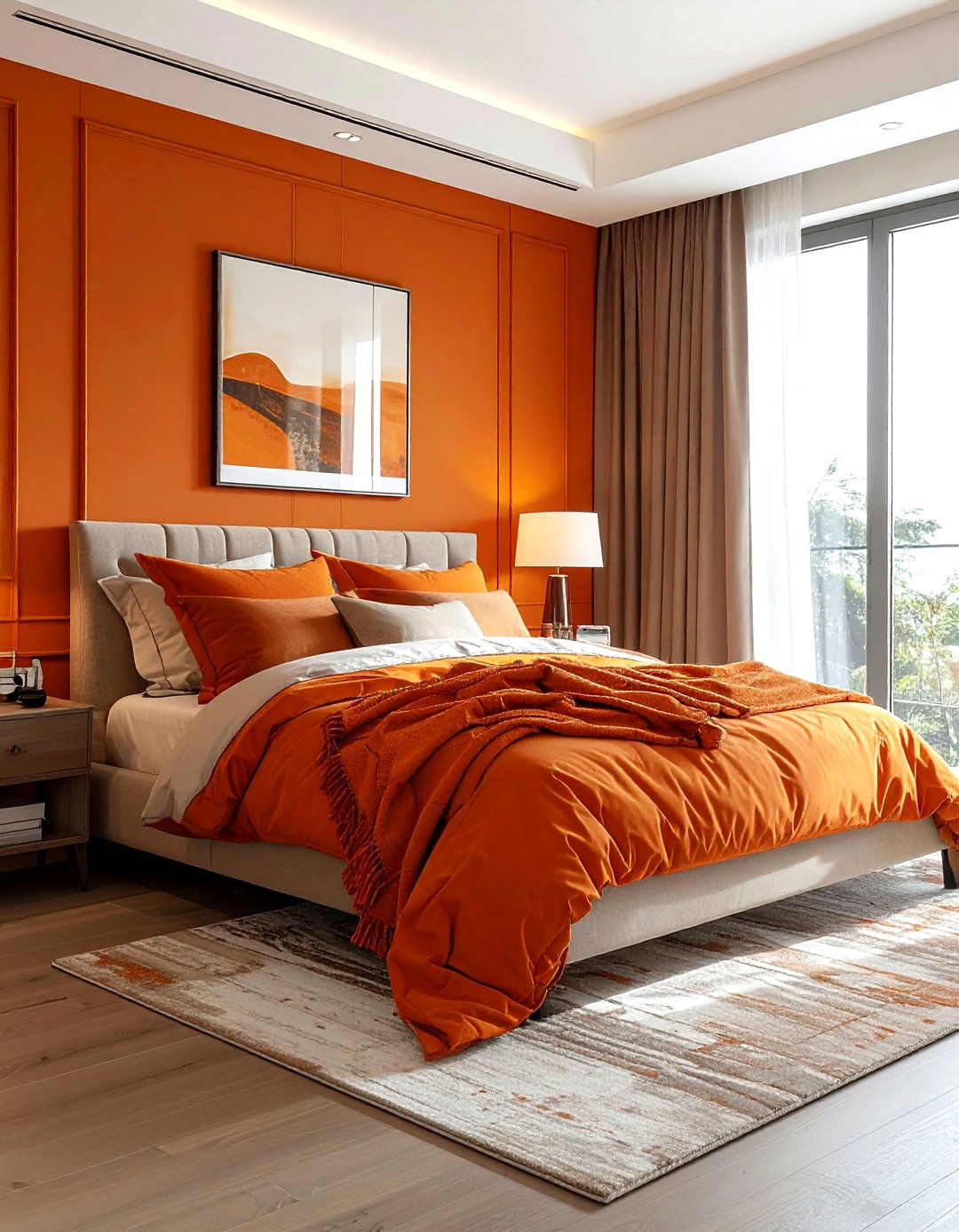 Burnt orange guest bedroom - 30 burnt orange decor ideas