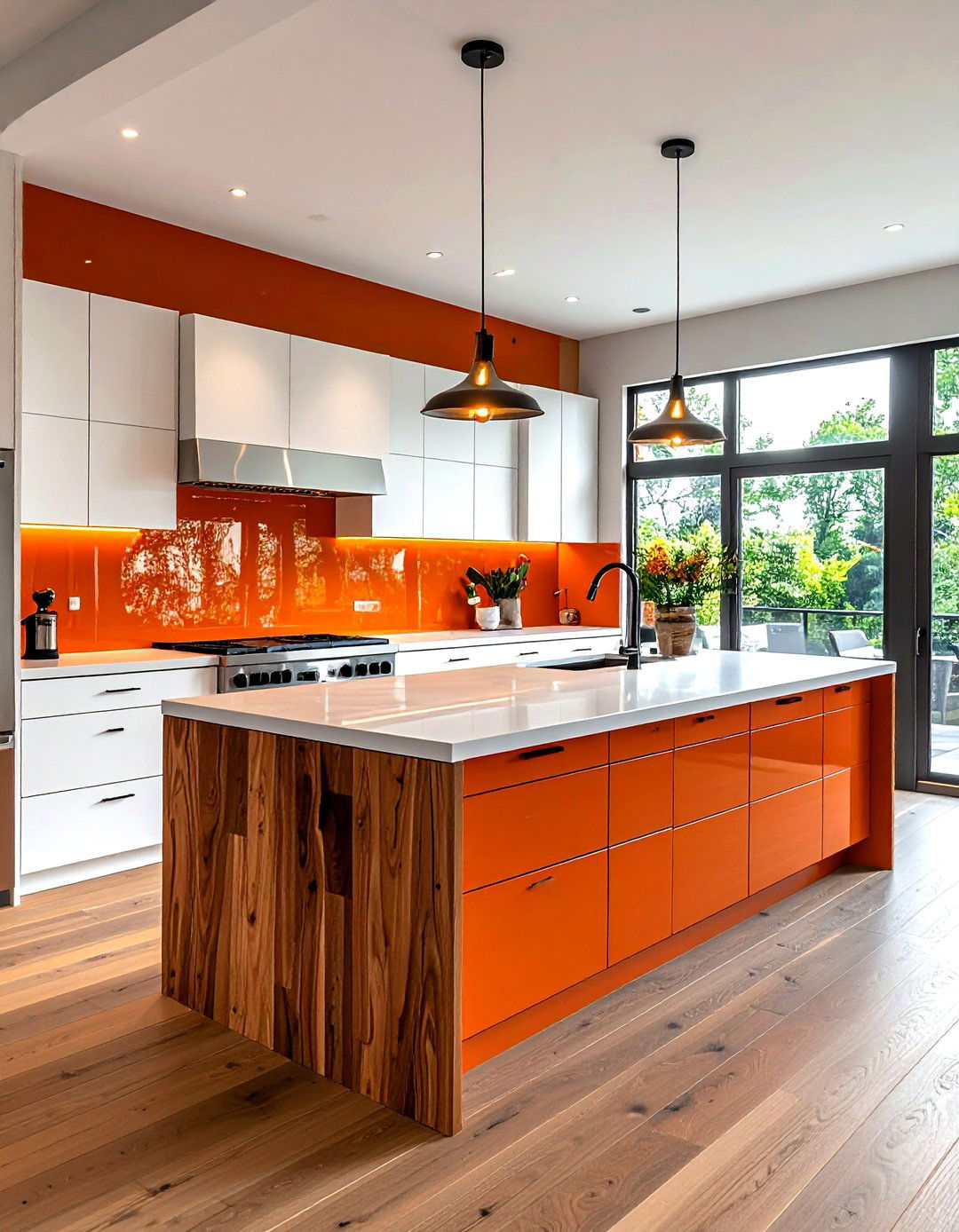 Burnt orange kitchen backsplash - 30 burnt orange decor ideas