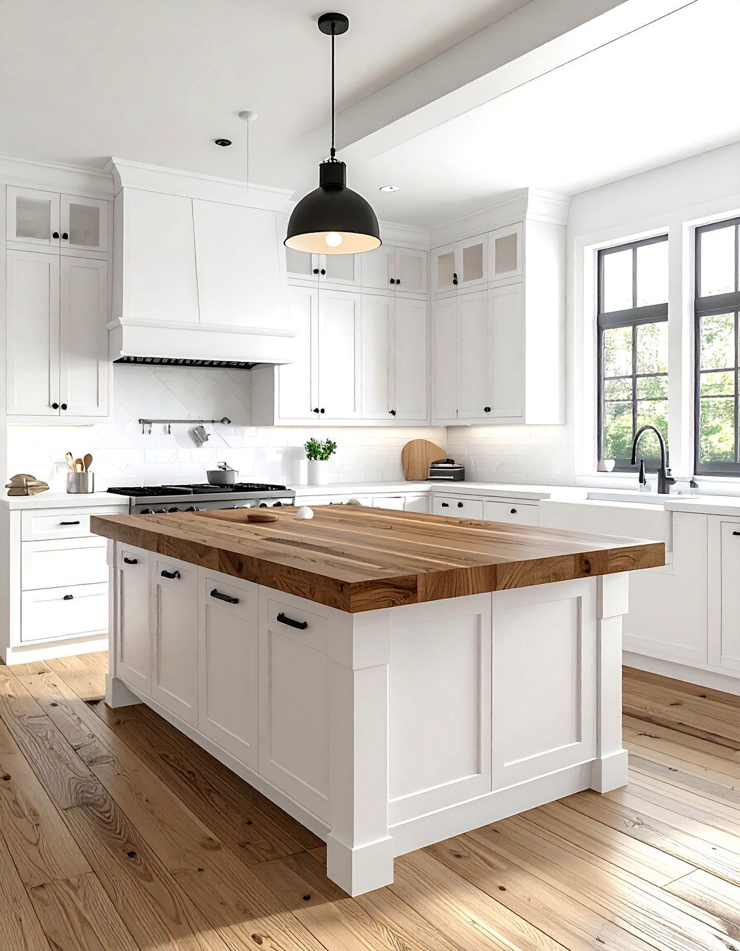 Butcher Block Countertop - 30 kitchen design ideas