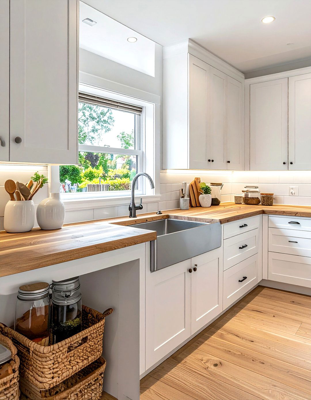 Butcher Block Countertop Drop In Sink - 30 drop-in sink kitchen ideas