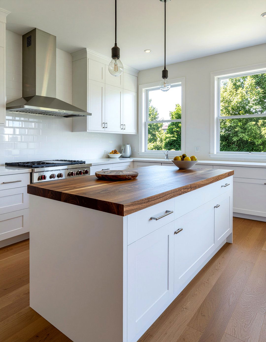 Butcher Block Countertops - 30 kitchen before and after ideas