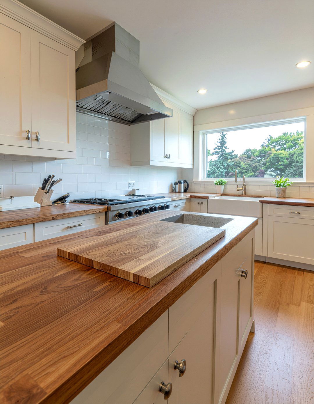 Butcher Block Countertops - 30 kitchen transformation ideas