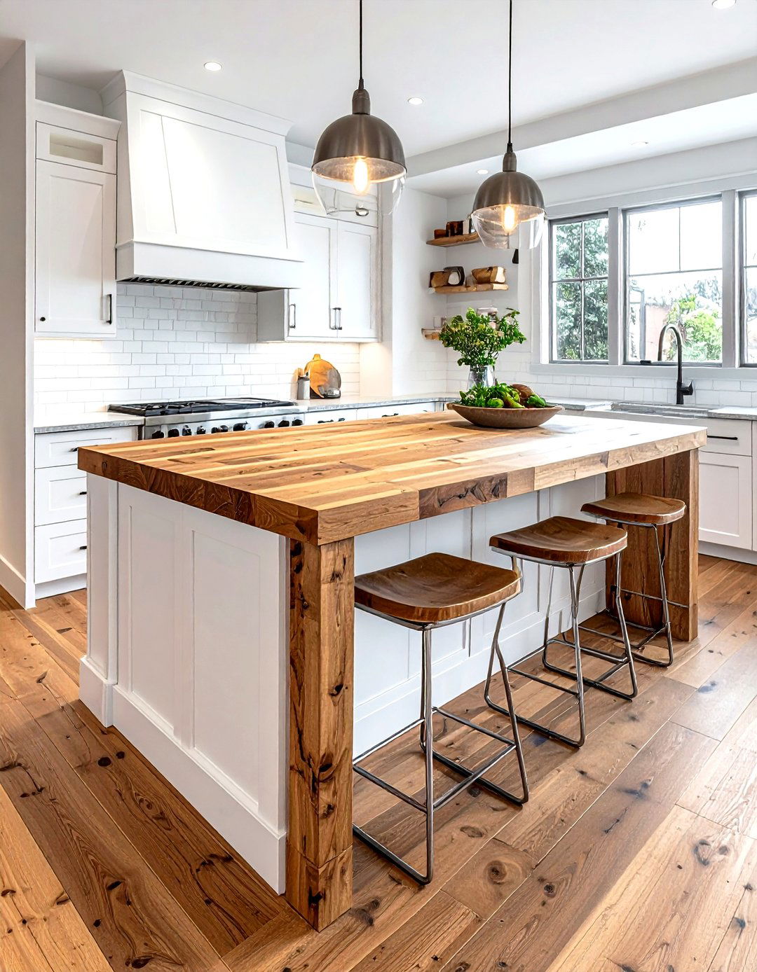 Butcher Block Island - 30 kitchen classic element ideas