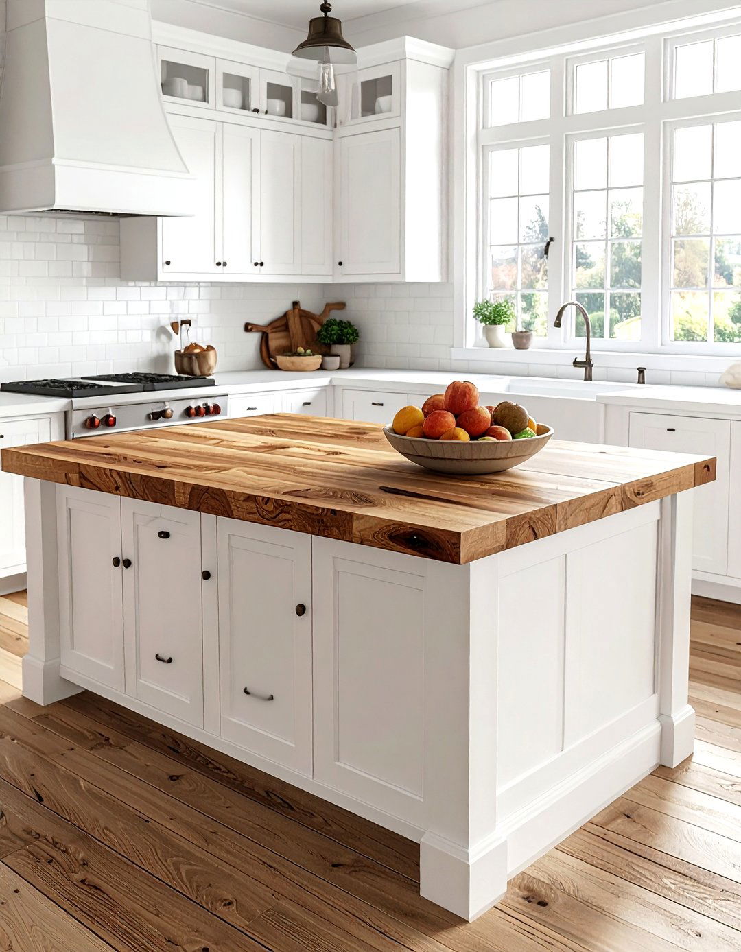 Butcher Block Island - 30 kitchen timeless element ideas