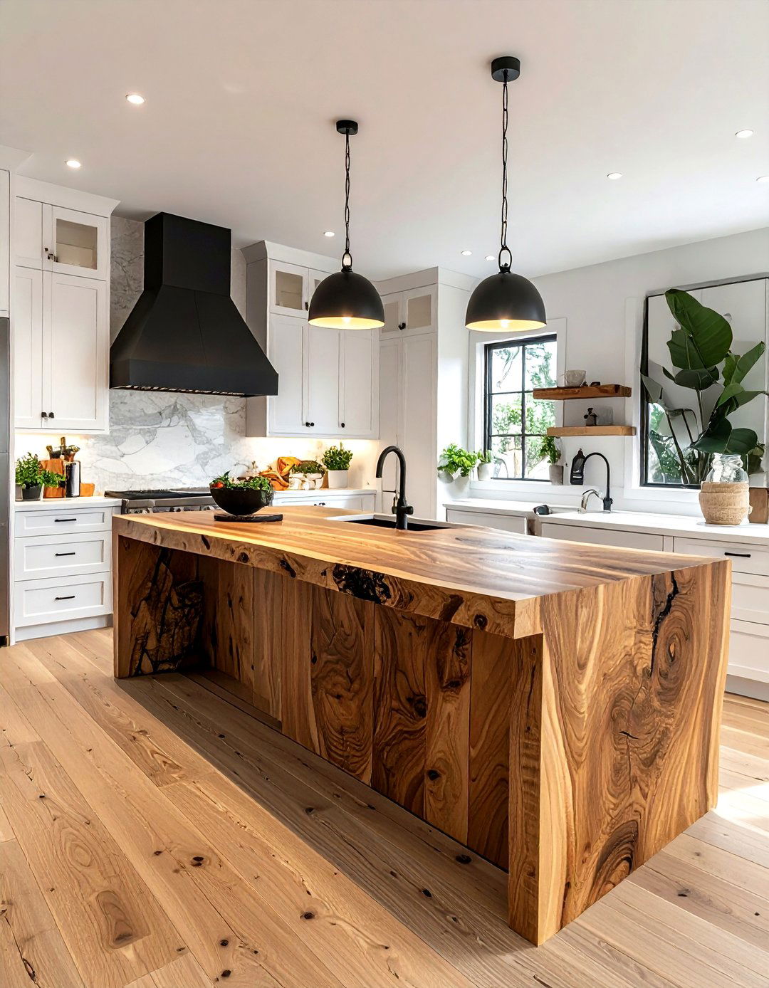 Butcher Block Island - 30 California kitchen ideas