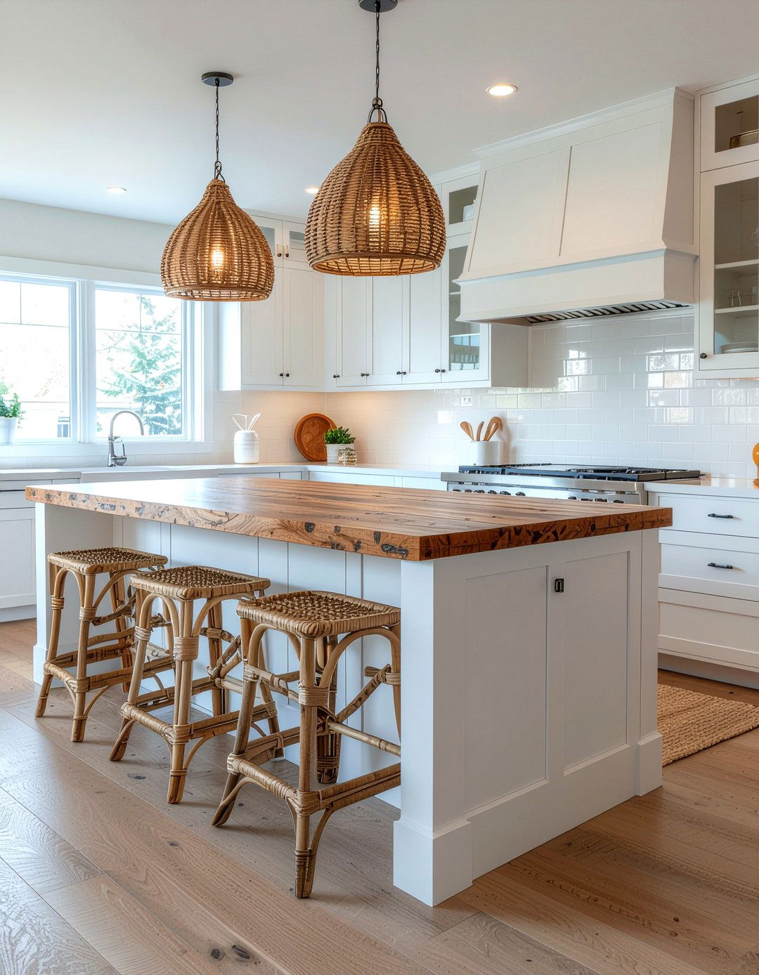 Butcher Block Island - 30 kitchen warmth ideas