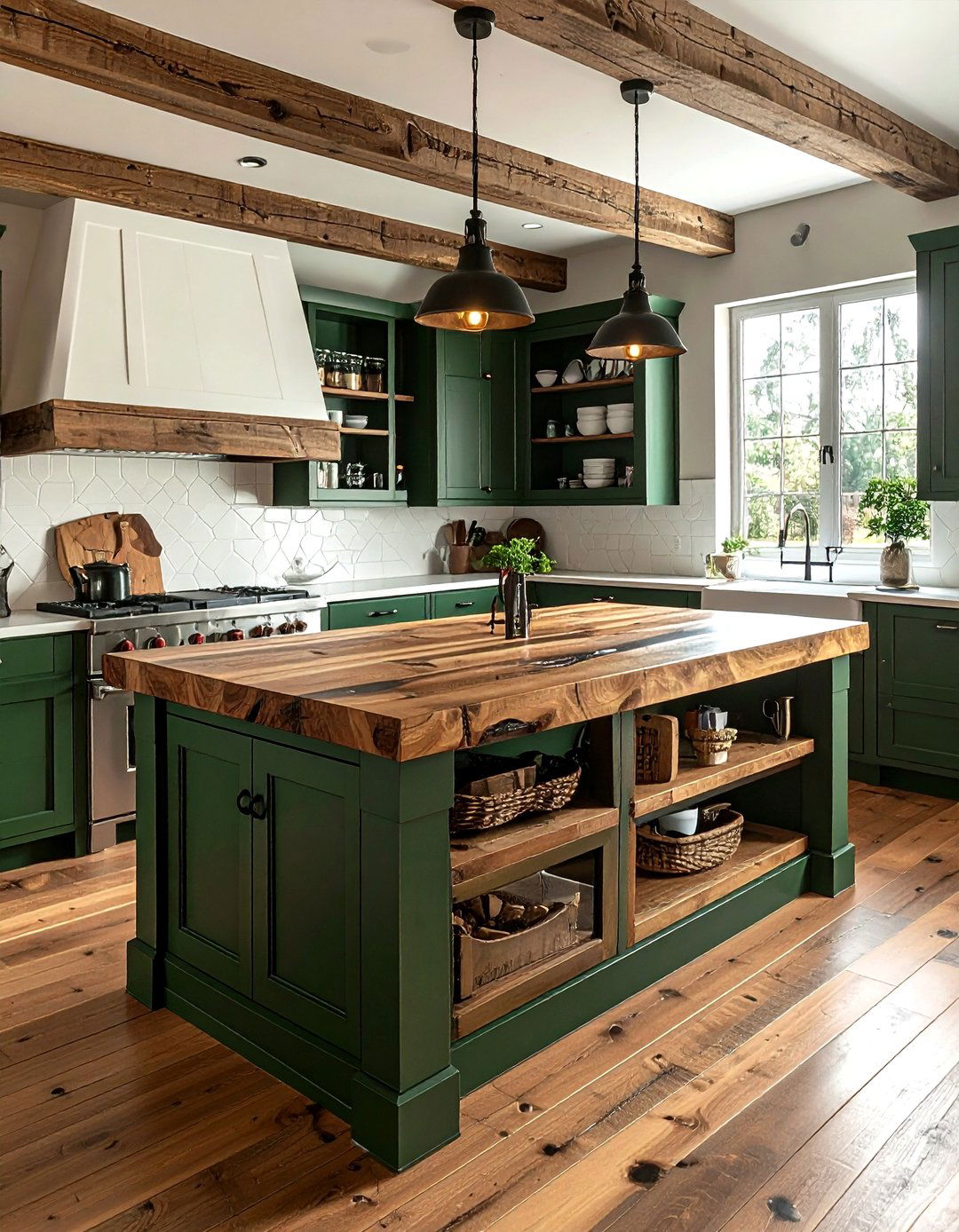 Butcher Block Island Spanish Style - 30 Spanish kitchen ideas