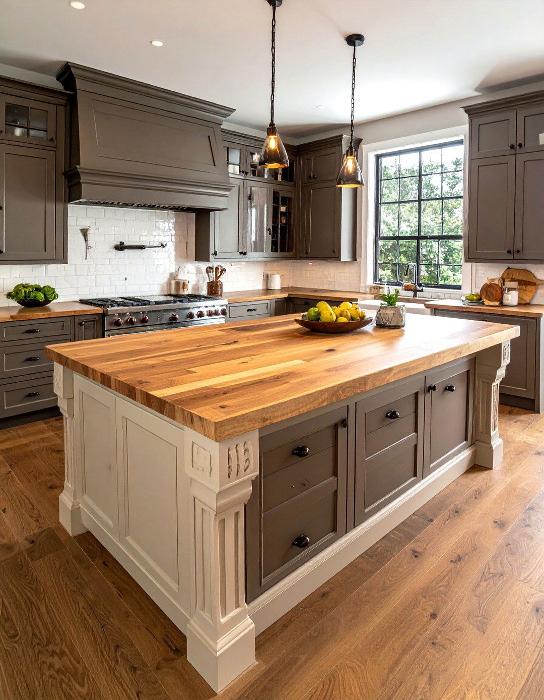 Butcher Block Island Top - 30 traditional kitchen ideas