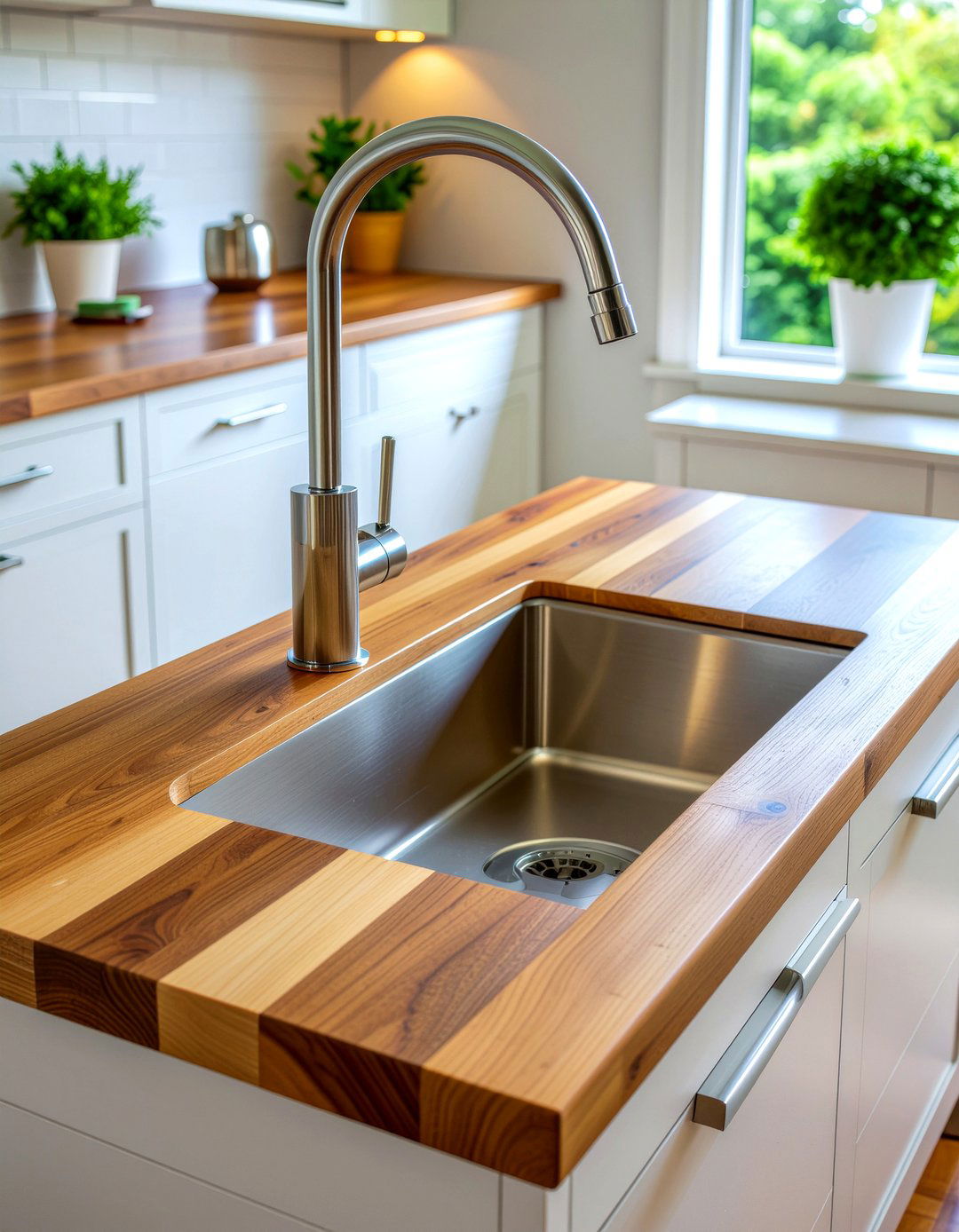 Butcher Block Island With Sink - 30 butcher block kitchen island ideas
