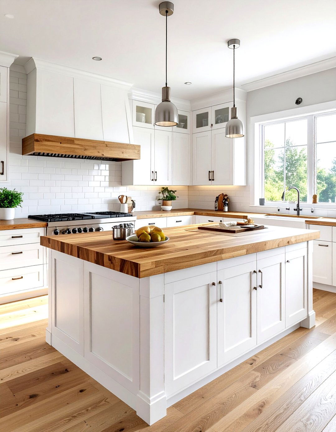 Butcher block countertops - 30 inspiring kitchen ideas